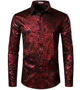 Amazon.com: ZEROYAA Men's Luxury Prom Design Slim Fit Long